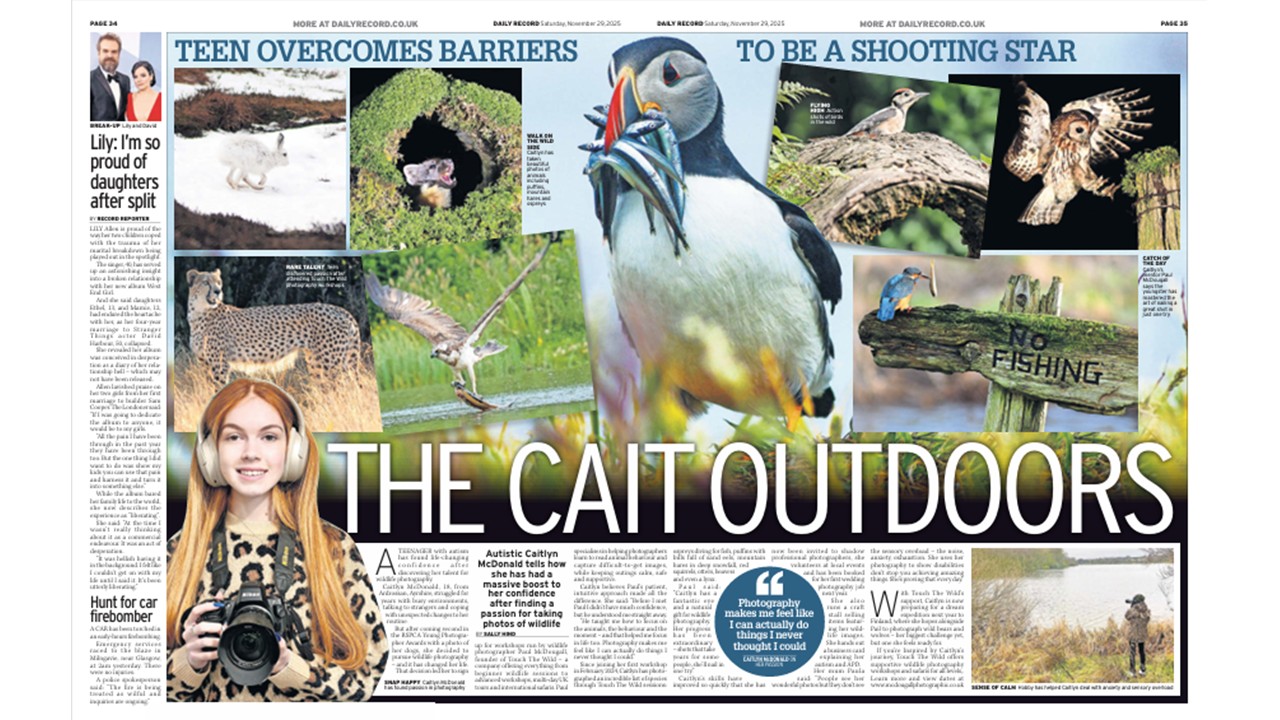 Scotland Prestige Awards. Wildlife Photography Business of the Year. 2026 2027 Winner.