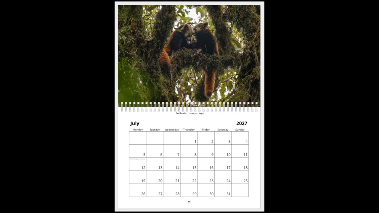 World Wildlife Calendar 2027 - Image 8